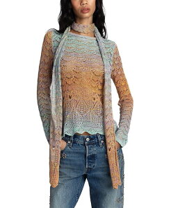 �A�i�X�C ���f�B�[�X �A�N�Z�T���[ �}�t���[�E�X�g�[���E�X�J�[�t Anna Sui Ombre Space Dye Scarf Sunset