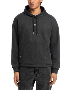 �t���[�S �����Y �A�E�^�[ �p�[�J�[�E�X�E�F�b�g �����b�N�X�t�B�b�g HUGO Dineo Relaxed Fit Hoodie Medium Gray �O���[