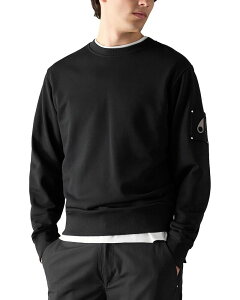���[�X�i�b�N�� �����Y �A�E�^�[ �p�[�J�[�E�X�E�F�b�g �N���[�l�b�N �V���c Moose Knuckles Hartsfield Crewneck Sweatshirt Black �u���b�N