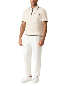 �}�b�J�[�W�� �����Y �g�b�v�X �|���V���c �j�b�g Mackagestaban Crochet Knit Quarter-Zipolo Shirt Cream �N���[��