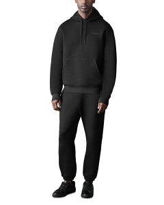 �}�b�J�[�W�� �����Y �A�E�^�[ �p�[�J�[�E�X�E�F�b�g �W���[�W�[ ���S Mackage Kolton-Z Double-Face Jersey Logo Hoodie Black �u���b�N