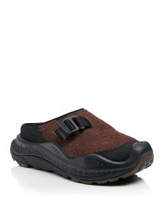 �z�J�I�l�I�l �����Y �V���[�Y �T���_�� HOKA Men's Ora Primo Mules Black/Walnut �u���b�N