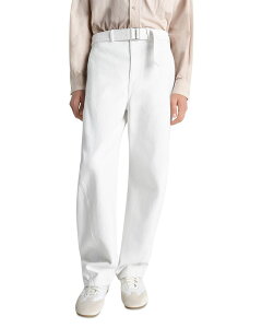 �����[�� �����Y �{�g���X �J�W���A���p���c Lemaire Twisted Belted Pants Milk