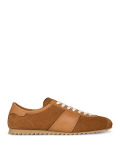 �T���h�� �����Y �V���[�Y �X�j�[�J�[ Sandro Low Top Running Sneakers Cognac