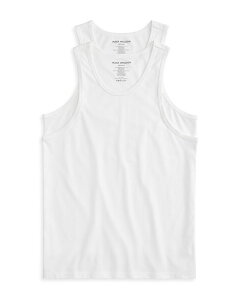 �}�b�N �E�F���_�� �����Y �g�b�v�X �V���c Mack Weldon Cloud Tank Undershirts Pack of 2 Bright White �z���C�g
