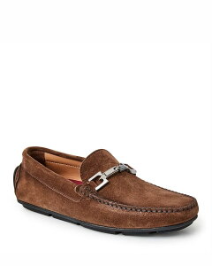 �u���[�m�}�O�� �����Y �V���[�Y �X���b�|���E���[�t�@�[ �X�G�[�h Bruno Magli Men's Taso Suede Loafers Brown Suede �u���E��