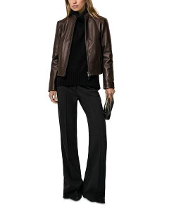 ���C�X ���f�B�[�X �A�E�^�[ �W���P�b�g�E�u���]�� �v�` ���U�[ REISS Petites Allie Leather Jacket Chocolate �`���R���[�g