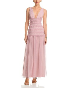 �r�[�V�[�r�[�W�[�}�b�N�X�A�Y���A ���f�B�[�X �g�b�v�X �����s�[�X BCBGMAXAZRIA Iris Gown Valerian Purple �p�[�v��