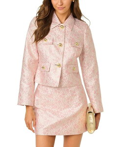 �����[�s�����b�c�@�[ ���f�B�[�X �A�E�^�[ �W���P�b�g�E�u���]�� Lilly Pulitzer Eloraina Brocade Jacket Conch Shell Pink �s���N