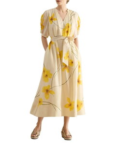 �z�b�u�X�����h�� ���f�B�[�X �g�b�v�X �����s�[�X HOBBS LONDON Limitedition Heathfieldress Creamulti �N���[��