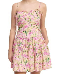 �G�� �Z�]�� ���f�B�[�X �g�b�v�X �����s�[�X �~�j En Saison Arya Mini Dress Cantaloupe