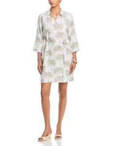 �g�b�~�[�o�n�} ���f�B�[�X �g�b�v�X �����s�[�X Tommy Bahama Palm Banks Three Quarter Sleeve Dressea Clay
