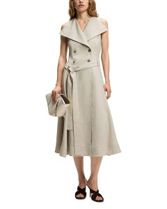 �{�X ���f�B�[�X �g�b�v�X �����s�[�X BOSS Datrena1 Wrap Dress - Exclusive Open Misc