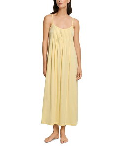 �n���� ���f�B�[�X �A���_�[�E�F�A �i�C�g�E�F�A �v���[�c Hanro Juliet Pleated Long Spaghetti Gown Vanilla Highlight