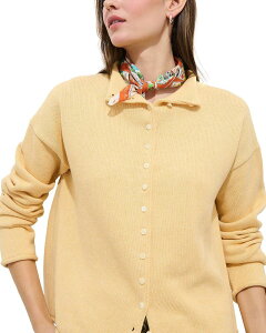 �A���b�N�X�~�� ���f�B�[�X �A�E�^�[ �J�[�f�B�K�� Alex Mill Taylorollneck Cardigan Honey Biscuit