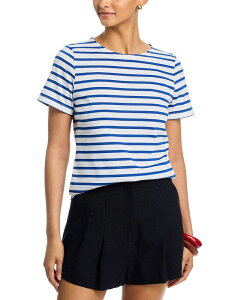 �Z�C���g�W�F�[���X ���f�B�[�X �g�b�v�X T�V���c Saint James Etrille II Striped Tee Neige/Gitane �X�g���C�v