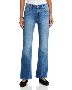�y�C�W ���f�B�[�X �{�g���X �f�j���p���c �v�` �W�[���Y PAIGE Petites High Rise Laurel Canyon Jeans in Monaco Mist Monaco Mist