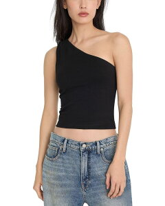 �O�b�h�A�����J�� ���f�B�[�X �g�b�v�X �^���N�g�b�v Good American Super Stretch One Shoulder Tank Top Black001