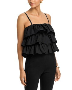 �t�����`�R�l�N�V���� ���f�B�[�X �g�b�v�X �V���c FRENCH CONNECTION Aimee Top Black �u���b�N