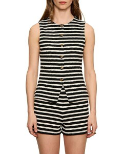 �T���N�`���A���[ ���f�B�[�X �A�E�^�[ �x�X�g �j�b�g Sanctuary Nothing Extra Knit Vest Black Chalk �`���[�N