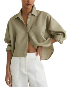 ���C�X ���f�B�[�X �g�b�v�X �V���c REISSolena Shirt Green �O���[��