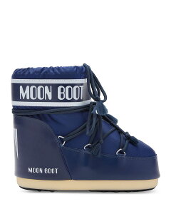 ���[���u�[�c ���f�B�[�X �V���[�Y �u�[�c�E���C���u�[�c Moon Boot Unisex MB Icon Low Boots Blue �u���[