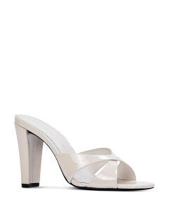 �u���b�N�X�G�[�h�X�^�W�I ���f�B�[�X �V���[�Y �T���_�� ���U�[ �q�[�� Black Suede Studio Women's Aika Crossover Strap Leather Higheel Sandals Coconut Patent