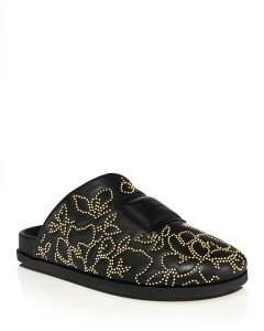 �W�o���V�[ ���f�B�[�X �V���[�Y �p���v�X Givenchy Women's Embellished Mule Flats Black/gold �u���b�N