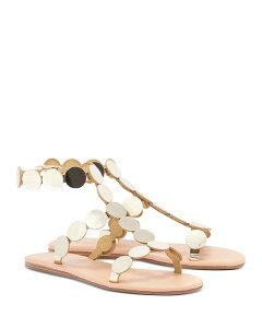 �A���V�G���g�O���[�N�T���_�� ���f�B�[�X �V���[�Y Ancient Greek Sandals Women's Triton Mirror Gold Sandals Gold �S�[���h
