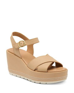 �\���� ���f�B�[�X �V���[�Y �T���_�� Sorel Women'sunpeak Wedge Sandals Honest Beige/Chalk �`���[�N