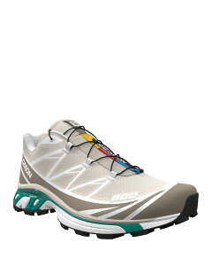 �T������ ���f�B�[�X �V���[�Y �X�j�[�J�[ Salomon UnisexT-6 Running Sneakers Rainy Day/Chinchilla/Dynasty Green �O���[��