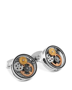 ^eIVA Y ANZT[ JtX{^ Tateossian Gear Cufflinks Silver Vo[