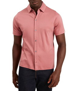�e�b�h�x�[�J�[ �����Y �g�b�v�X �V���c ���M�����[�t�B�b�g Ted Baker Fillipp Short Sleeve Regular Fit Shirt Pink �s���N