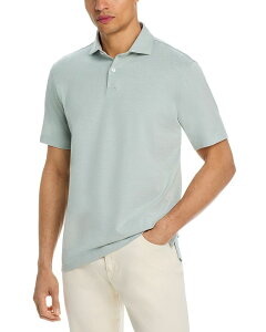 �s�[�^�[�E�~���[ �����Y �g�b�v�X �|���V���c �R�b�g�� Peter Millar Crown Crafted Albatross Cotton-Blend Pique Polo Light Willow