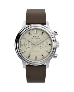 �^�C���b�N�X ���f�B�[�X �A�N�Z�T���[ �r���v Timex Waterbury Metropolitan Chronograph 41mm Brown �u���E��