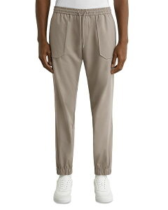 ���C�X �����Y �{�g���X �J�W���A���p���c REISS Cuffed Cargo Trousers Taupe Brown �u���E��