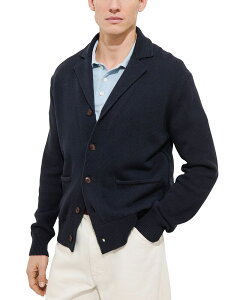 �A���b�N�X�~�� �����Y �A�E�^�[ �J�[�f�B�K�� �R�b�g�� ���l�� Alex Mill Alain Cardigan in a Cotton & Linen Blendark Navy �l�C�r�[