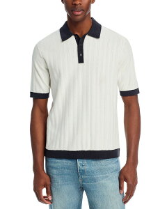���O�A���h�{�[�� �����Y �g�b�v�X �|���V���c rag & bone Zuma Stripe Polo Shirt Chalk �`���[�N