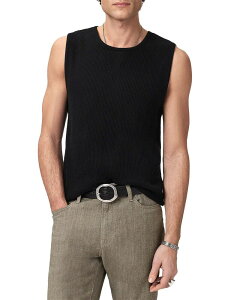 �W�����o���x�C�g�X �����Y �g�b�v�X �^���N�g�b�v �Z�[�^�[ John Varvatos Beaumont Sweater Tank Top Black �u���b�N