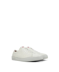 �J���y�[�� �����Y �V���[�Y �X�j�[�J�[ ���U�[ Camper Men's Peu Touring Leather Sneakers White �z���C�g