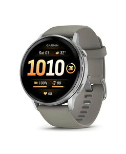 �K�[�~�� �����Y �A�N�Z�T���[ �r���v Garmin Venu 4 Smartwatch 45mm Silver gray silicone band �O���[