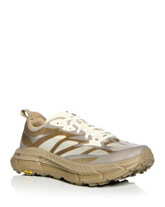 �z�J�I�l�I�l �����Y �V���[�Y �X�j�[�J�[ HOKA Men's Mafate Speed 4 Lite Sneakers Light Roast/Oatmilk