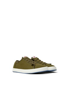 �J���y�[�� �����Y �V���[�Y �X�j�[�J�[ Camper Men's Peu Rambla II Textile Sneakers Green �O���[��