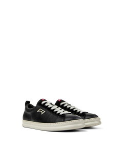 �J���y�[�� �����Y �V���[�Y �X�j�[�J�[ ���U�[ Camper Men's Runner Four Leather Sneakers Black �u���b�N
