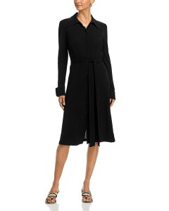 �_�C�A�� �t�H�� �t�@�X�e���o�[�O ���f�B�[�X �g�b�v�X �V���c DIANE von FURSTENBERG Diane Shirt Dress Black �u���b�N