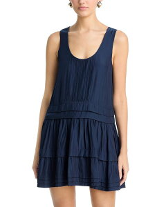 ���C�~�[ �u���b�N ���f�B�[�X �g�b�v�X �����s�[�X �~�j Ramy Brook Paola Mini Dress Navy �l�C�r�[