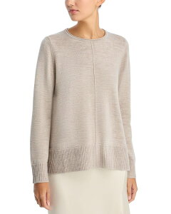 �G�C���[���t�B�b�V���[ ���f�B�[�X �A�E�^�[ �j�b�g�E�Z�[�^�[ �N���[�l�b�N Eileen Fisher Crewneck Sweater Mpoat