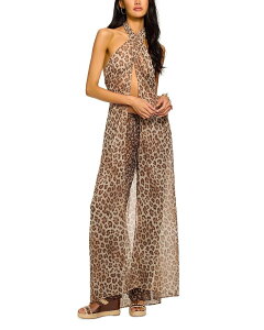 ���C�~�[ �u���b�N ���f�B�[�X �g�b�v�X �����s�[�X Ramy Brook Leopard Convertible Dress Cover Up Light Leopard �A�j�}��