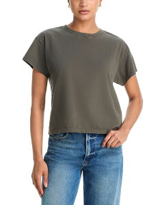 ���O�A���h�{�[�� ���f�B�[�X �g�b�v�X T�V���c rag & bone Distressed Washed Kelly Boxy Tee Slate �X���[�g
