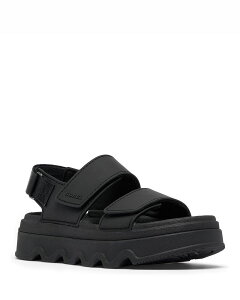 �\���� ���f�B�[�X �V���[�Y �T���_�� Sorel Women's Kinetic Sunchase Sandals Black/Sea Salt �u���b�N